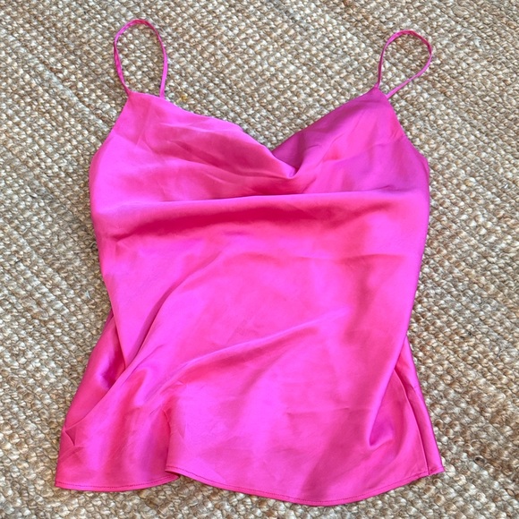 The Drop Tops - Pink silky Women's Camisole